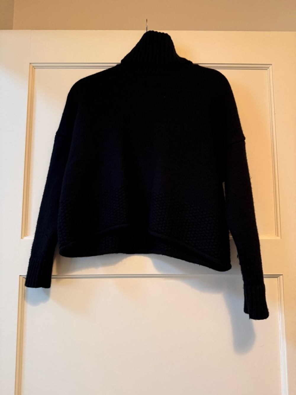 Madewell Classic Black Turtleneck Sweater - Women's Cozy Knit